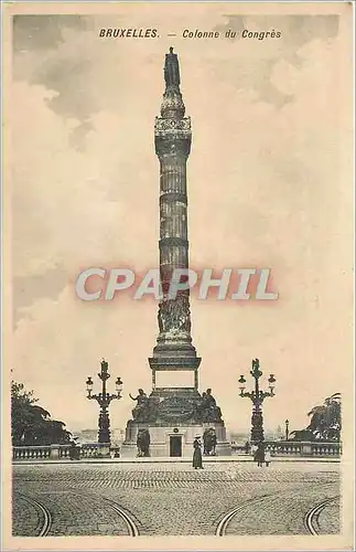 Cartes postales Bruxelles Colonne du Congres