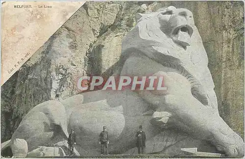 Cartes postales Belfort le lion