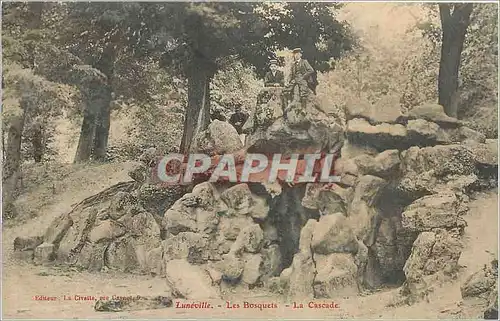 Cartes postales Luneville les Bosquets la cascade