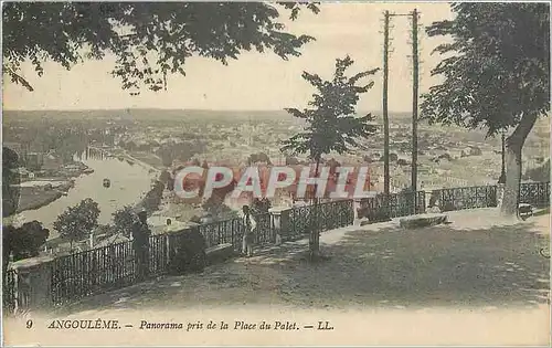 Ansichtskarte AK Angouleme panorama pris de la place du Palet