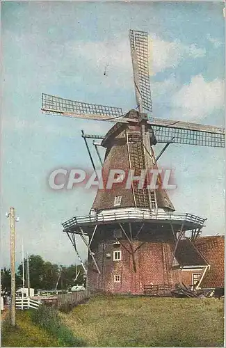 Ansichtskarte AK Moulin a vent Pays-Bas