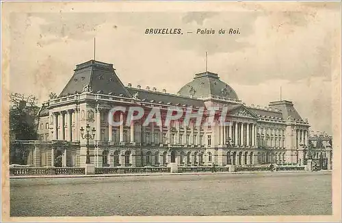 Cartes postales Bruxelles palais du roi