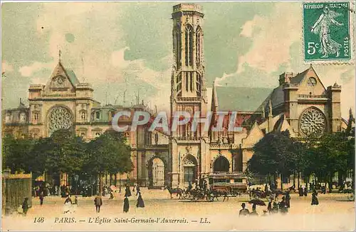 Cartes postales Paris l'Eglise Saint Germain l'Auxerrois