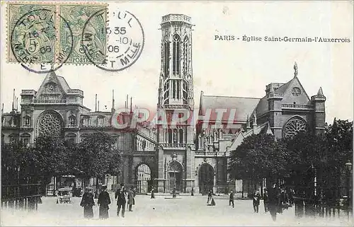 Cartes postales Paris Eglise Saint Germain l'Auxerrois