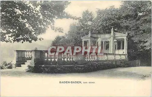 Cartes postales Baden Baden das echo