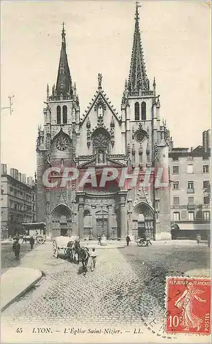 Ansichtskarte AK Lyon l'eglise Saint Nizier