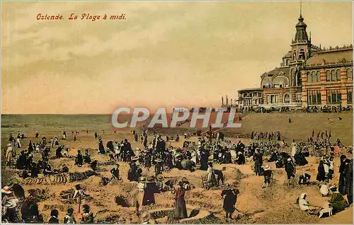 Cartes postales Ostende la place a midi