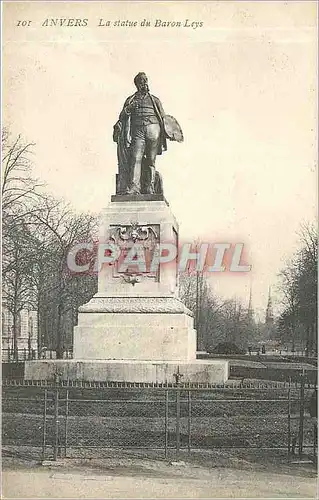 Ansichtskarte AK Anvers la statue du Baron Leys