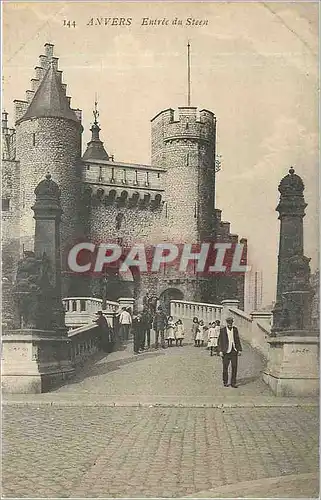 Cartes postales Anvers entree du Steen