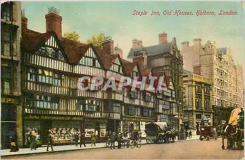 Ansichtskarte AK Staple Inn old houses holborn London