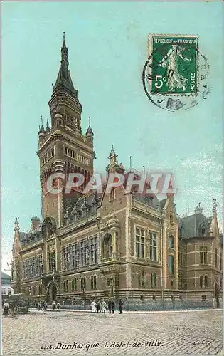 Cartes postales Dunkerque l'hotel de ville