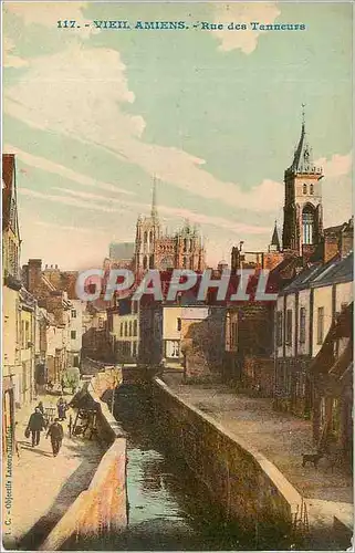 Cartes postales Vieil Amiens rue des Tanneurs