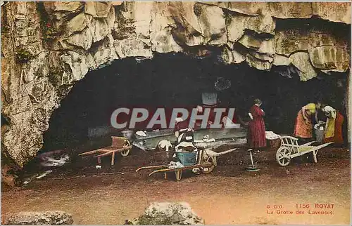 Cartes postales Royat la grotte des Laveuses Lavandieres