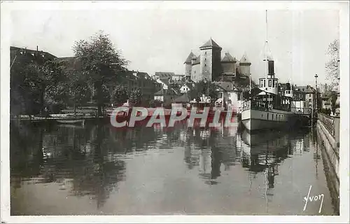 Cartes postales Annecy Hte Savoie Chateau des ducs de Nemours XVIs Bateau