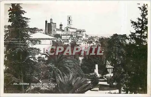 Ansichtskarte AK Grasse cite des fleurs le jardin et la ville