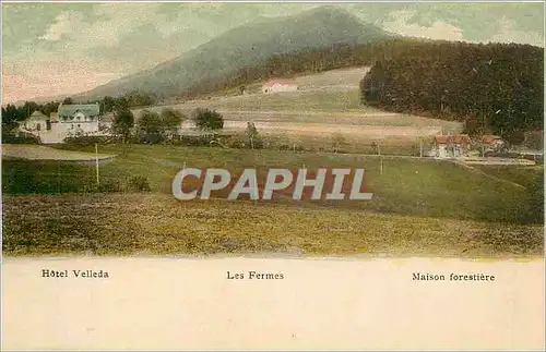 Cartes postales Hotel Velleda Les Fermes Maison forestiere