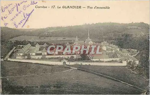 Ansichtskarte AK Correze le Glandier vue d'ensemble