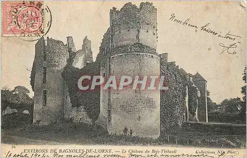Cartes postales Environs de Bagnoles de l'Orne le chateau du Bois Thibault