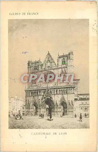 Cartes postales Eglise de France cathedrale de Lyon