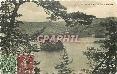 Cartes postales Le Mont Dore le lac Chambon