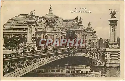 Cartes postales Paris le grand palais Bateau