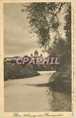 Cartes postales Bern Aareweg und Bundespalast