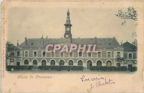 Cartes postales Ecoles de Charenton