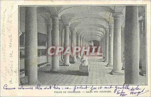 Cartes postales Palais de Compiegne Salle des Colonnes