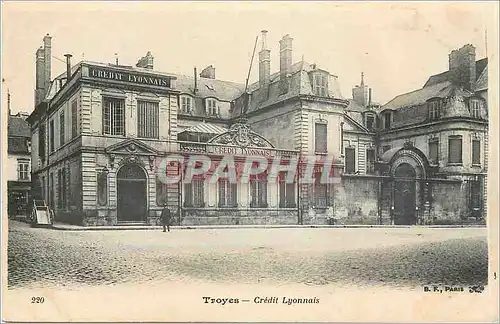 Cartes postales Troyes credit Lyonnais