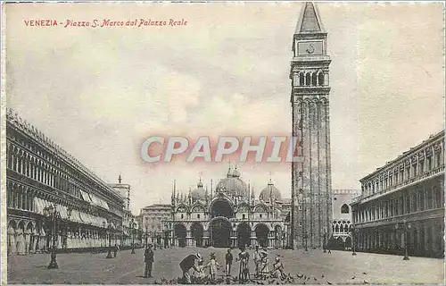 Ansichtskarte AK Venezia Piazza S Marco dal Palazzo Reale