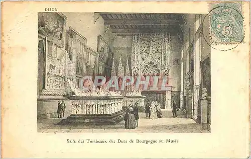 Ansichtskarte AK Dijon Salle des Tombeaux des Ducs de Bourgogne au Musee