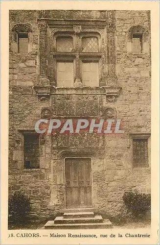 Cartes postales Cahors Maison Renaissance rue de la Chantrerie
