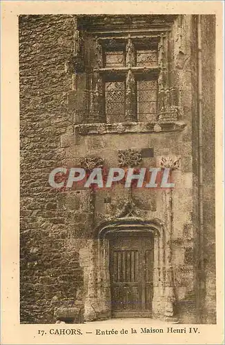 Cartes postales Cahors Entree de la Maison Henri IV