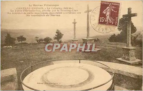 Cartes postales Le Morvan Pittoresque Chateau Chinon le calvaire