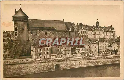 Cartes postales Laval Mayenne le chateau et le palais de justice