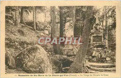 Ansichtskarte AK Monastere de Ste Marie de la Pierre qui Vire Yonne la vierge du Chemin de Croix