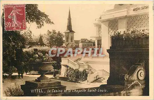 Ansichtskarte AK Vittel le casino et la chapelle Saint Louis