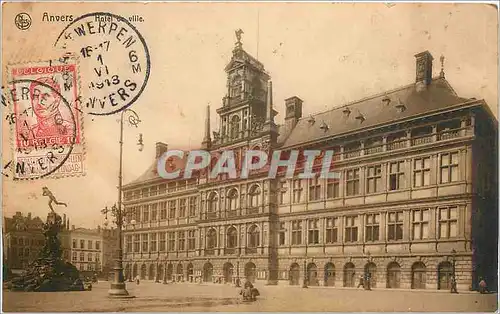 Cartes postales Anvers hotel de ville