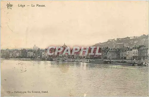 Cartes postales Liege la Meuse