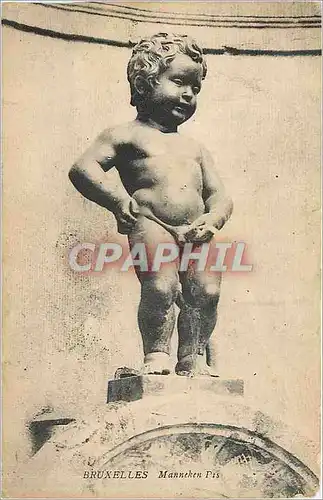Cartes postales Bruxelles Manneken Pis