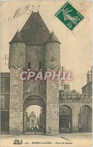 Cartes postales Moret sur Loing porte de Samois