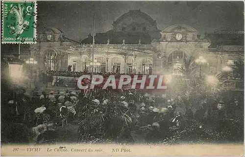 Cartes postales Vichy le casino concert du soir