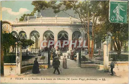Cartes postales Vichy le pavillon de la source des celestins