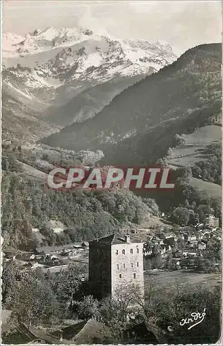 Moderne Karte Les Belles ALpes Francaises Allevard les Bains Isere la tour du Treuil et le glacier du Gleyzin