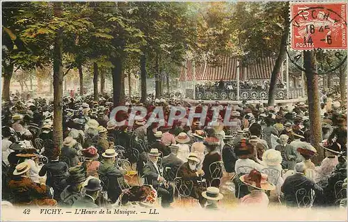 Cartes postales Vichy l'Heure de la Musique