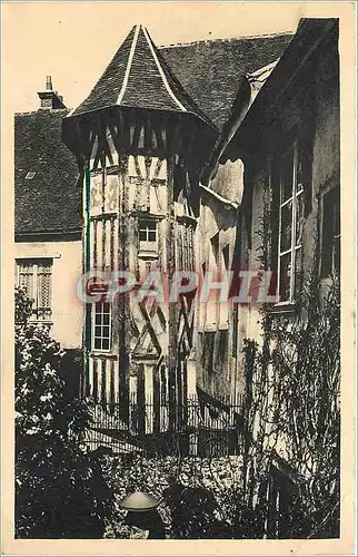 Ansichtskarte AK Verneuil sur Avre Eure maison a tourelle de la rue de la Poissonnerie