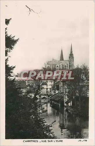 Cartes postales Chartres vue sur l'Eure