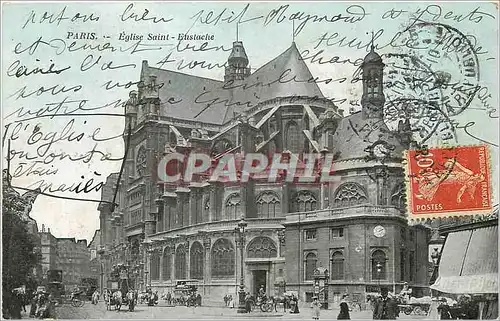 Cartes postales Paris Eglise Saint Eustache