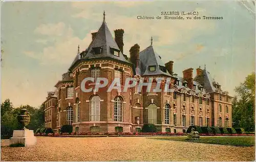 Cartes postales Salbris L et C chateau de Rivaulde vu des Terrasses