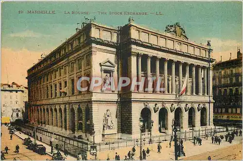 Cartes postales Marseille la bourse